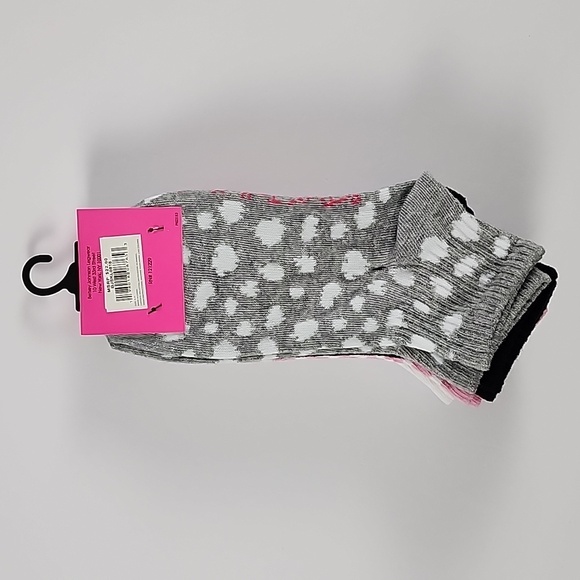 Betsey Johnson Quarters Ankle Socks Rhinestone Multi Colour 6 Pairs Size 5-10 - Picture 9 of 10
